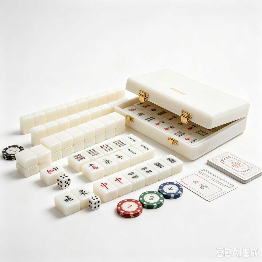 classic text mahjong set