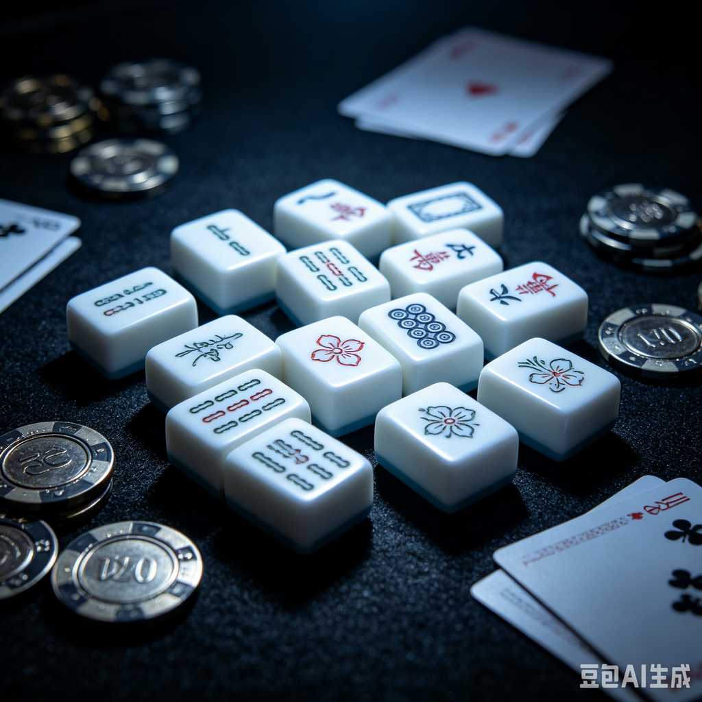 elegant text mahjong tiles
